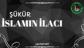 ŞÜKÜR DİNİN İLACI ??